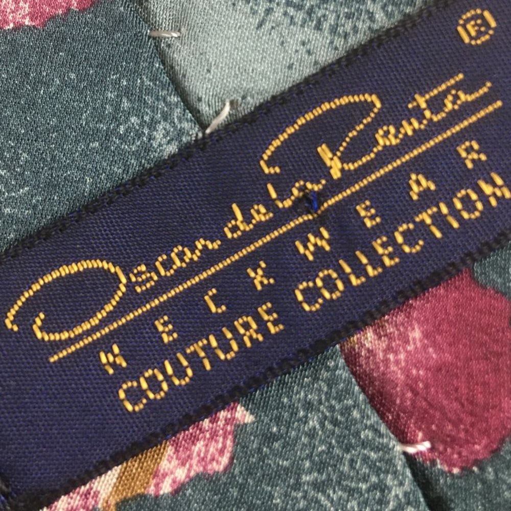 OSCAR DE LA RENTA SILK TIE - Picture 4 of 11